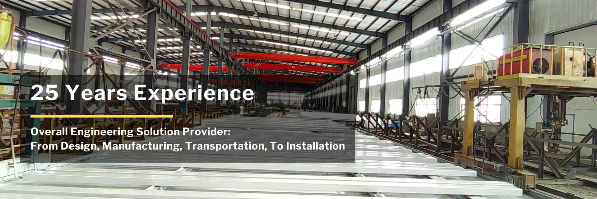 qualité bâtiments de structure métallique usine